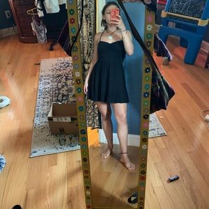 Black skater dress